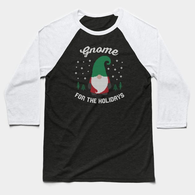 Gnome for the holidays Baseball T-Shirt by gnotorious